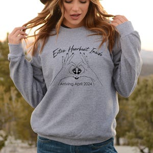 Pregnant Sweatshirt, Mum To Be Sweatshirt, Pregnant Mum Sweatshirt, Baby Announcement Top, Pregnancy Reveal, Maternity Jumper, Mummy to be imagem 4