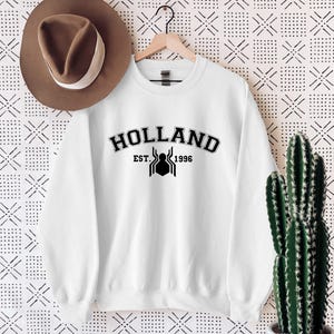 Tom Holland Sweatshirt, Holland 1996 Sweater, Spider Man Sweatshirt, Tom Holland Fan Gift, No Way Home Jumper, Spiderman Crewneck Christmas image 1