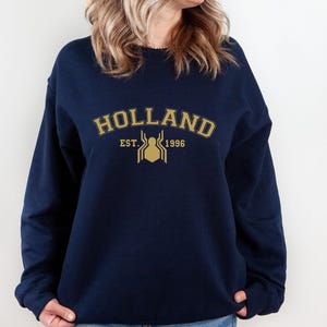 Tom Holland Sweatshirt, Holland 1996 Sweater, Spider Man Sweatshirt, Tom Holland Fan Gift, No Way Home Jumper, Spiderman Crewneck Christmas image 2