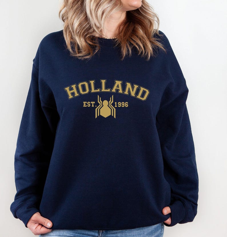 Tom Holland Sweatshirt, Holland 1996 Sweater, Spider Man Sweatshirt, Tom Holland Fan Gift, No Way Home Jumper, Spiderman Crewneck Christmas image 2