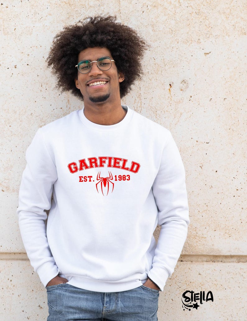 Garfield Sweatshirt, Parker Est 1983 Sweater, Spiderman Sweatshirt, Andrew Garfield Fan, Andrew Garfield Homage Tee Shirt, Hoodie Christmas image 4
