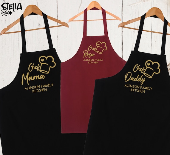 Mom Dad Daughter Son, Family is Everything' Apron