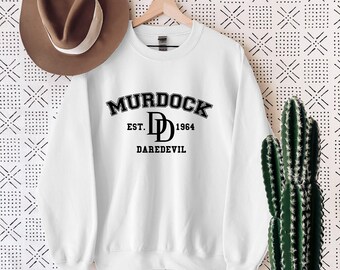 Matt Murdock Sweatshirt, Unisex Daredevil Murdock Sweatshirt, Daredevil Sweater, Spiderman No Way Home Shirt, Marvel Sweatshirt Christmas