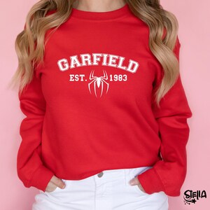 Garfield Sweatshirt, Parker Est 1983 Sweater, Spiderman Sweatshirt, Andrew Garfield Fan, Andrew Garfield Homage Tee Shirt, Hoodie Christmas image 3