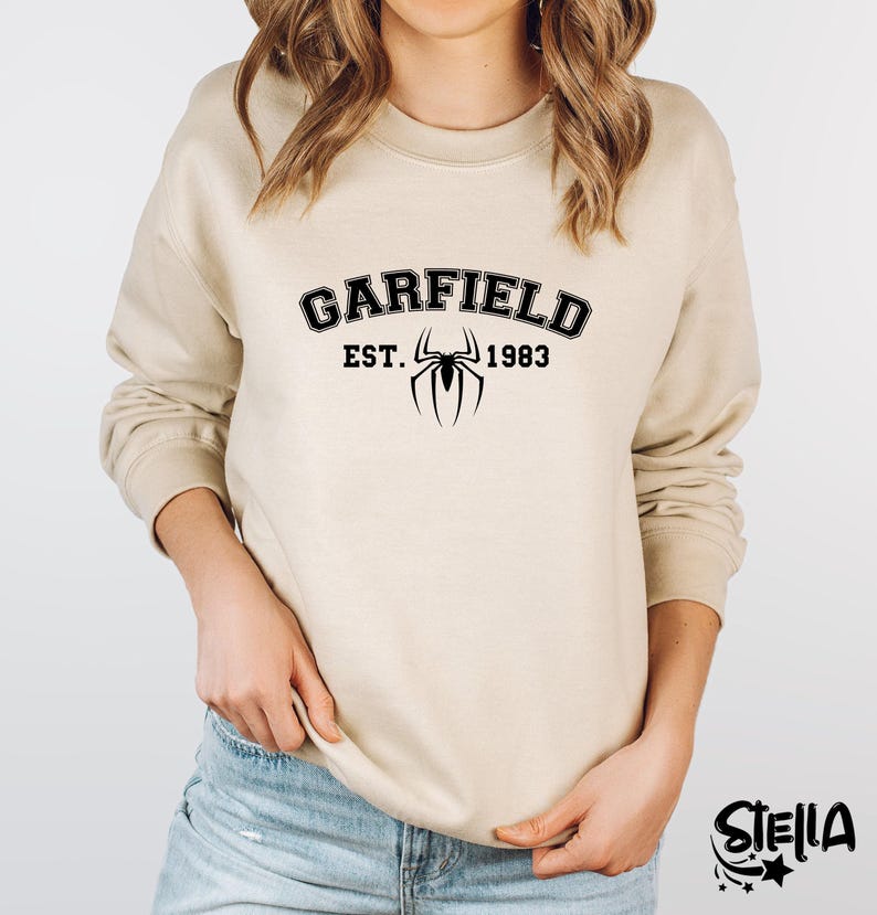 Garfield Sweatshirt, Parker Est 1983 Sweater, Spiderman Sweatshirt, Andrew Garfield Fan, Andrew Garfield Homage Tee Shirt, Hoodie Christmas image 2