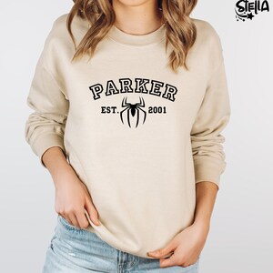 Cute Marvel Sweatshirt, Spiderman Sweatshirt, Parker 2001, No Way Home Sweatshirt, Spider-man Outfit, Funny Avengers Jumper Christmas 画像 5