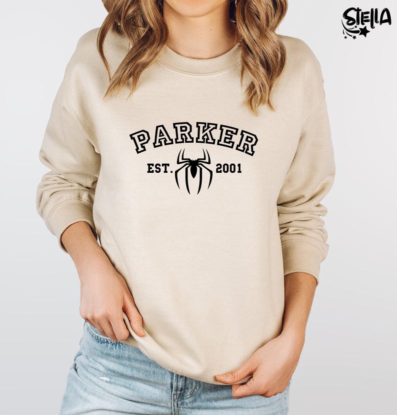 Cute Marvel Sweatshirt, Spiderman Sweatshirt, Parker 2001, No Way Home Sweatshirt, Spider-man Outfit, Funny Avengers Jumper Christmas 画像 5