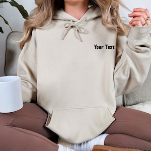 Custom Text Hoodie, Your Text Here, Personalised Hoodie, Custom Photo Jumper, Custom Logo, Custom Print Gifts, Custom Design, Custom Print