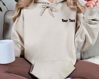 Custom Text Hoodie, Your Text Here, Personalised Hoodie, Custom Photo Jumper, Custom Logo, Custom Print Gifts, Custom Design, Custom Print