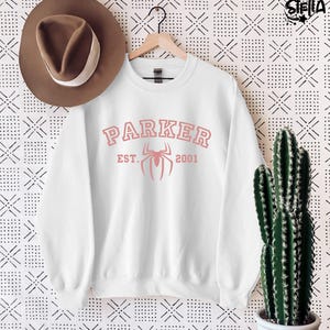 Cute Marvel Sweatshirt, Spiderman Sweatshirt, Parker 2001, No Way Home Sweatshirt, Spider-man Outfit, Funny Avengers Jumper Christmas 画像 2