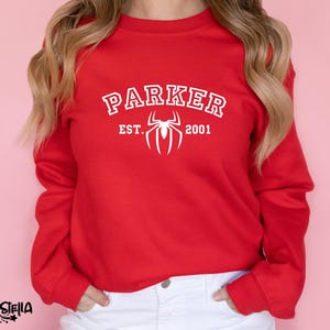 Cute Marvel Sweatshirt, Spiderman Sweatshirt, Parker 2001, No Way Home Sweatshirt, Spider-man Outfit, Funny Avengers Jumper Christmas 画像 1