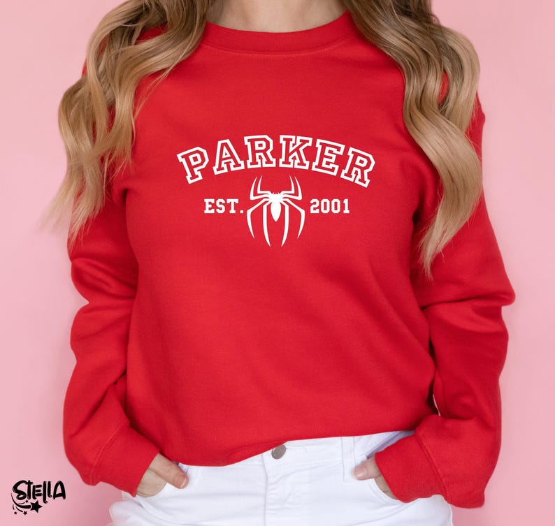 Cute Marvel Sweatshirt, Spiderman Sweatshirt, Parker 2001, No Way Home Sweatshirt, Spider-man Outfit, Funny Avengers Jumper Christmas 画像 1