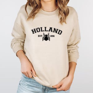 Tom Holland Sweatshirt, Holland 1996 Sweater, Spider Man Sweatshirt, Tom Holland Fan Gift, No Way Home Jumper, Spiderman Crewneck Christmas image 4
