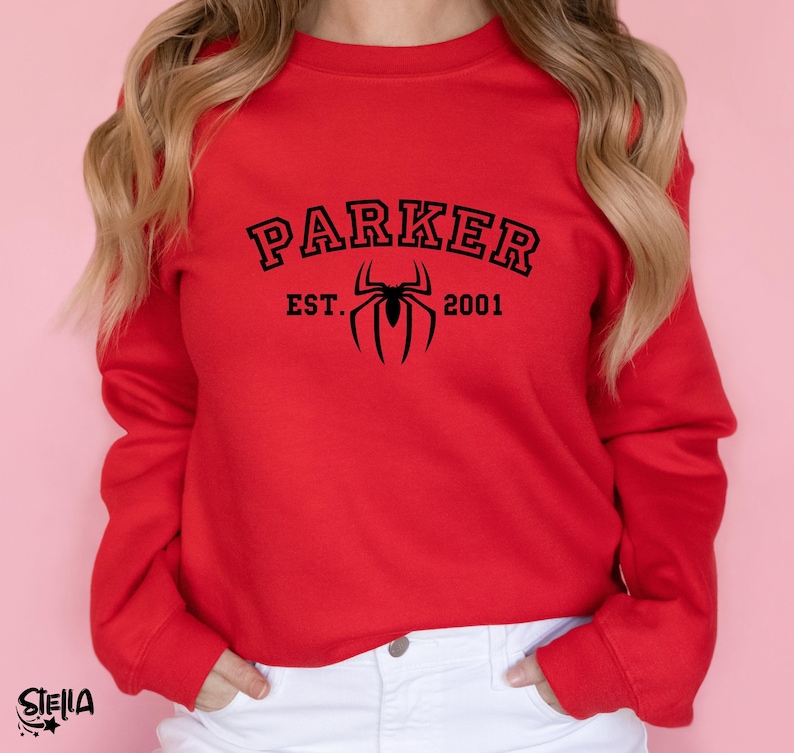Cute Marvel Sweatshirt, Spiderman Sweatshirt, Parker 2001, No Way Home Sweatshirt, Spider-man Outfit, Funny Avengers Jumper Christmas 画像 6