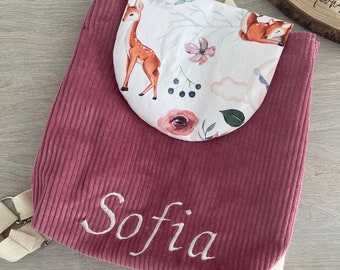 Sac à dos enfant personnalisé - sac crèche / nounou / maternelle - sac personnalisé - Modèle Sofia