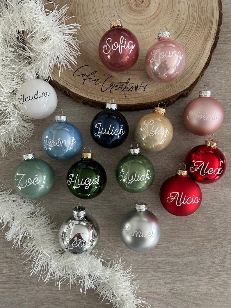 Boule de Noël personnalisée. image 1