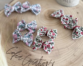 Handmade Liberty-style baby hair clip | Anti-slip hair clip for fine hair | Baby hair accessory | Newborn gift