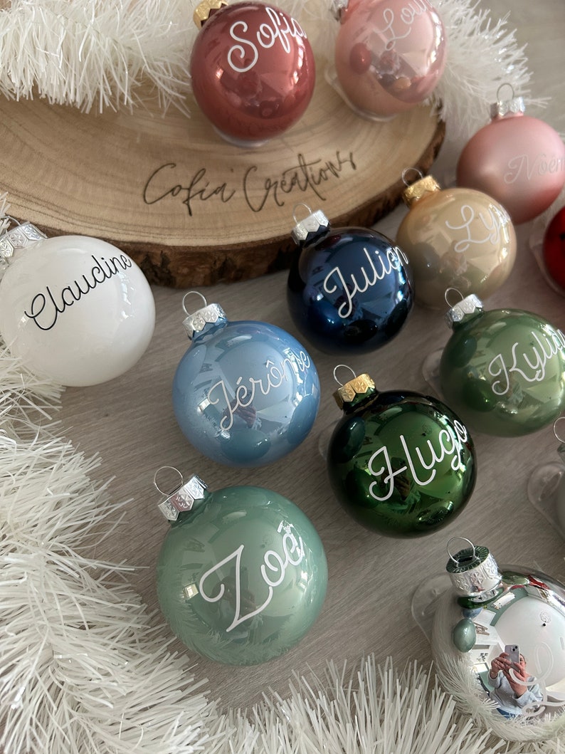 Personalized Christmas bauble. image 3