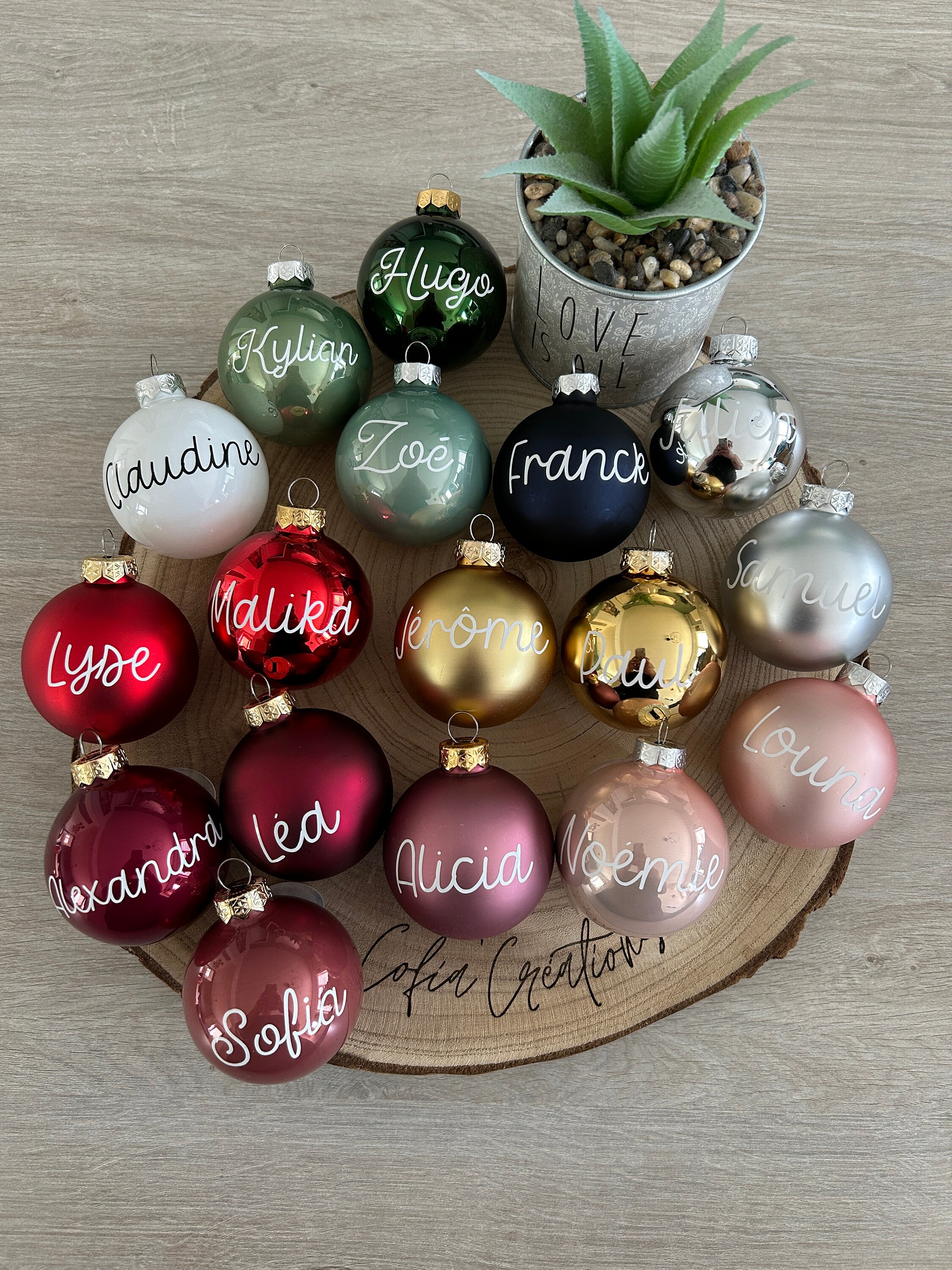 Lot De 30 Boules De Noël En Plastique Incassables - 5 Cm - À