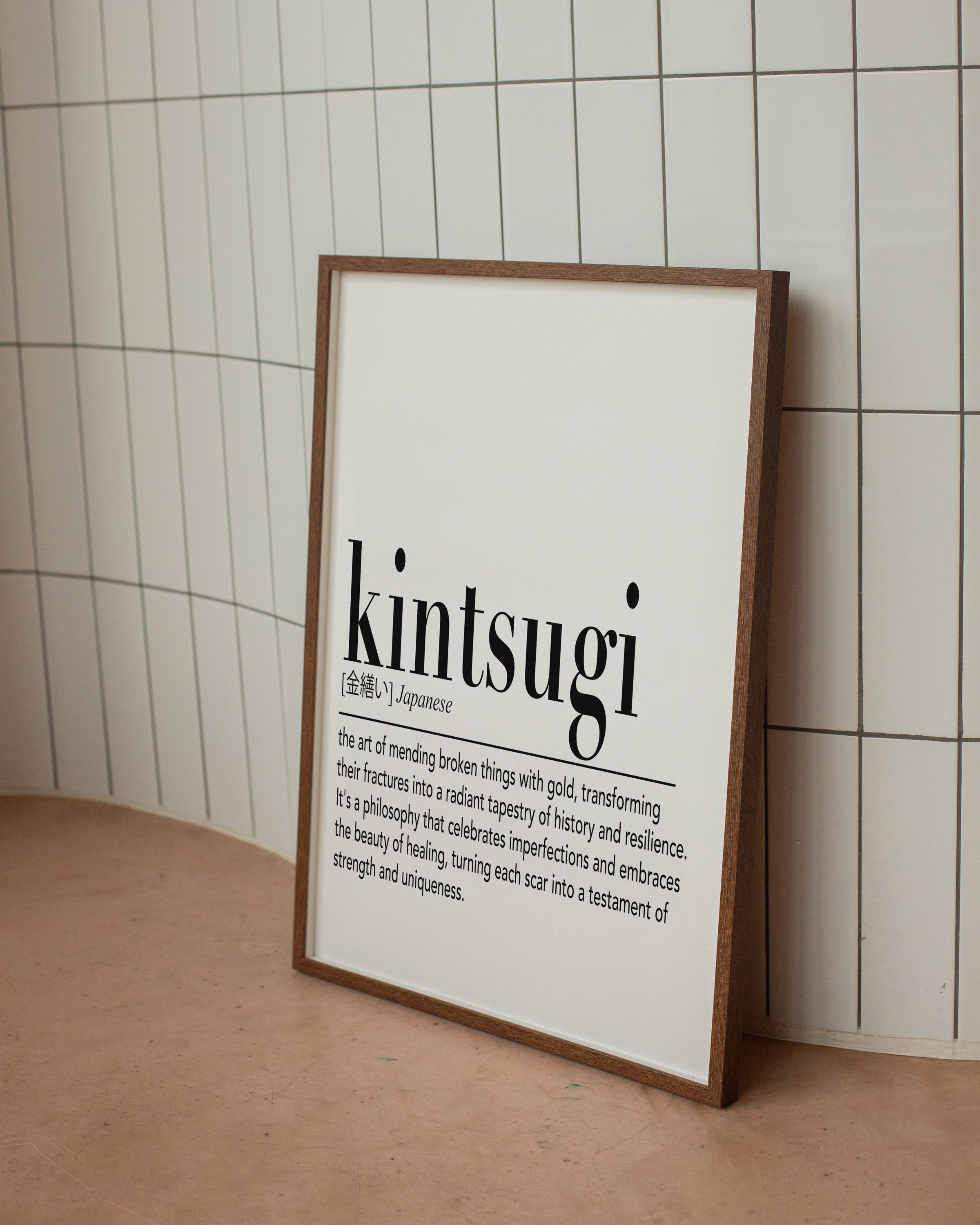 Kintsugi Definition Print: Japanese Wall Art (digital Download) - Etsy