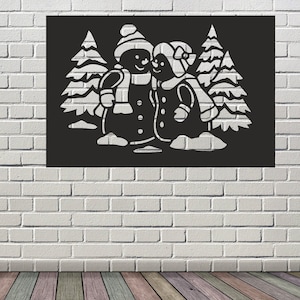 Weihnachten SVG / DXF - Digitaler Download (Dxf, SVG, Pdf, Cdr, Ai) - Laser CNC-Plasma Wasserstrahl - Weihnachten Dxf - Weihnachten SVG Metallschnitt