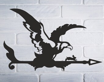 Eagle SVG/DXF - Download digitale (Dxf, Svg, Pdf, Cdr, Ai) - Laser CNC Plasma Waterjet - Eagle Dxf - Eagle Svg taglio metalli - File Dxf