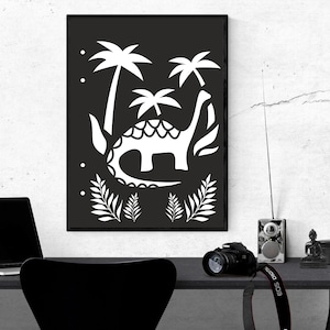 Dinosaur SVG/DXF - Digital Download (Dxf, Svg, Pdf, Cdr, Ai) - Laser CNC Plasma Waterjet - Dinosaur Dxf - Dinosaur Svg - metal cutting
