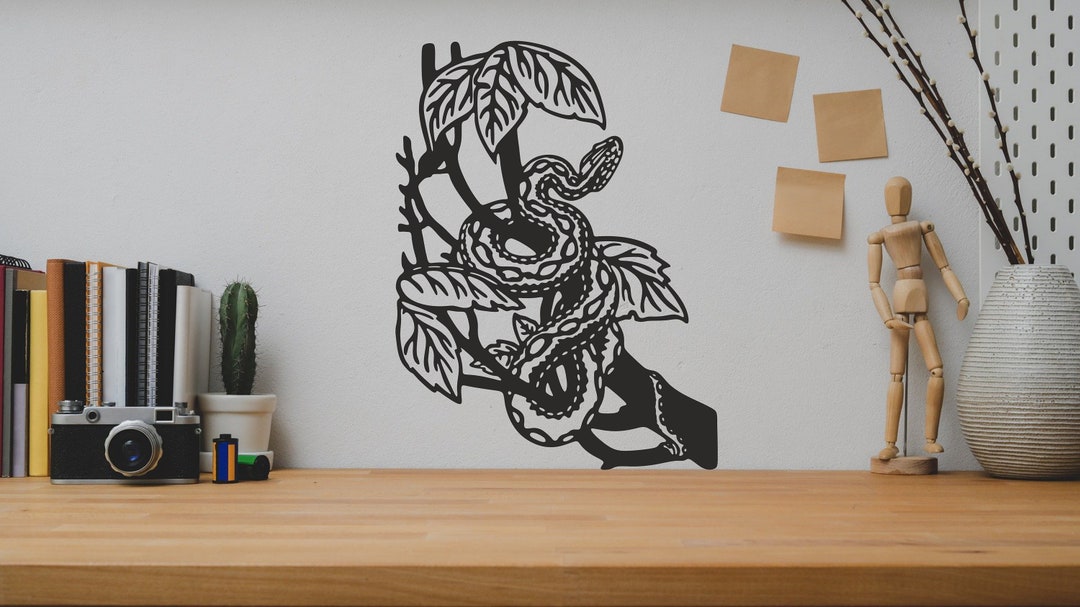 Snake SVG/DXF - Digital Download (dxf, Svg, Pdf, Cdr, Ai) - Laser CNC ...