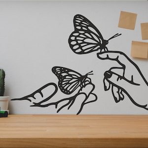 Butterfly SVG/DXF - Digital Download Pdf, Dxf, Cdr, Ai, Svg - Laser CNC Plasma Waterjet - Butterfly Dxf - Butterfly Svg - metal cutting