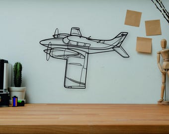 Piper PA 30 Twin Comanche SVG Dxf Airplane Model | CNC Laser Cut File