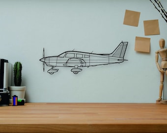 Piper PA-28 Warrior SVG Dxf Airplane Model | CNC Laser Cut File