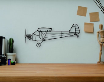Piper J-3 Cub SVG DXF Airplane Model | CNC Laser Cut File
