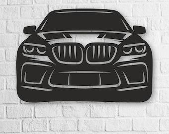 Bm.w SVG | Bm.w DXF | Classic Car Vector Design | Dxf, Ai, Cdr, Pdf Digital Files for CNC & Laser Cutting | Vintage Sports Car Art