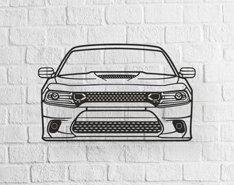 70 Charge Rear End DXF SVG Dwg Jpg Digitals Files for Cnc Cutting ...
