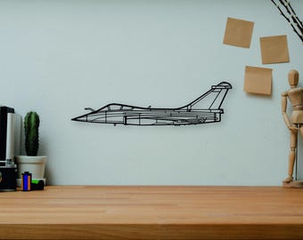 Rafale C SVG DXF Airplane Model | CNC Laser Cut File