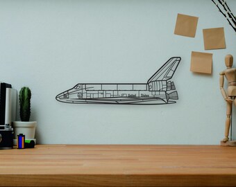 Space Shuttle SVG DXF Airplane Model | CNC Laser Cut File
