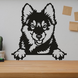Dog SVG/DXF - Digital Download Pdf, Dxf, Cdr, Ai, Svg - Laser CNC Plasma Waterjet - Dog Dxf - Dog Svg - metal cutting - Dxf Files -Svg Files