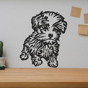 Dog SVG/DXF - Digital Download Pdf, Dxf, Cdr, Ai, Svg - Laser CNC Plasma Waterjet - Dog Dxf - Dog Svg - metal cutting - Dxf Files- Svg Files