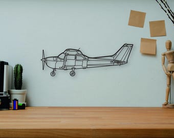 Skyhawk 172 SVG DXF Airplane Model | CNC Laser Cut File