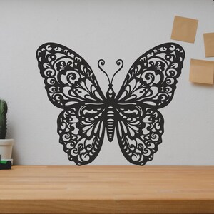 Butterfly SVG/DXF - Digital Download Pdf, Dxf, Cdr, Ai, Svg - Laser CNC Plasma Waterjet - Butterfly Dxf - Butterfly Svg - metal cutting
