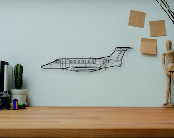 Phenom 300 SVG DXF Airplane Model | CNC Laser Cut File