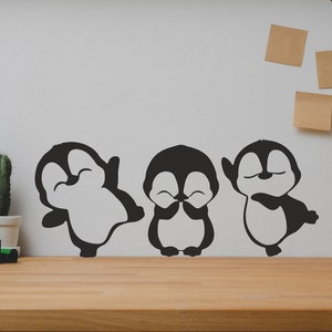 Pingüinos bebés SVG/DXF - Descarga digital (Dxf, Svg, Pdf, Cdr, Ai) - Láser CNC Plasma Waterjet - Pingüinos bebés Dxf - Pingüinos bebés Svg