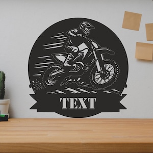 Custom Motorcycle Vector Design SVG DXF Pdf Cdr Ai | Editable Laser Cut File for CNC Plasma Engraving | Personalized Digital Art