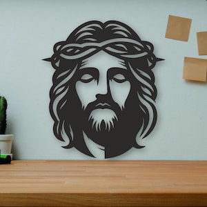 Jesus SVG/DXF - Jesus Dxf - Jesus Svg - Digital Download (Dxf, Svg, Pdf, Cdr, Ai)-Laser CNC Plasma Waterjet - Dxf Files - Svg Files