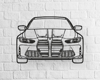 M3 2022 SVG/DXF - M3 2022 Dxf - M3 2022 Svg - téléchargement numérique Pdf, Dxf, Cdr, Ai, Svg - Laser CNC Plasma jet d'eau - fichiers vectoriels de voiture