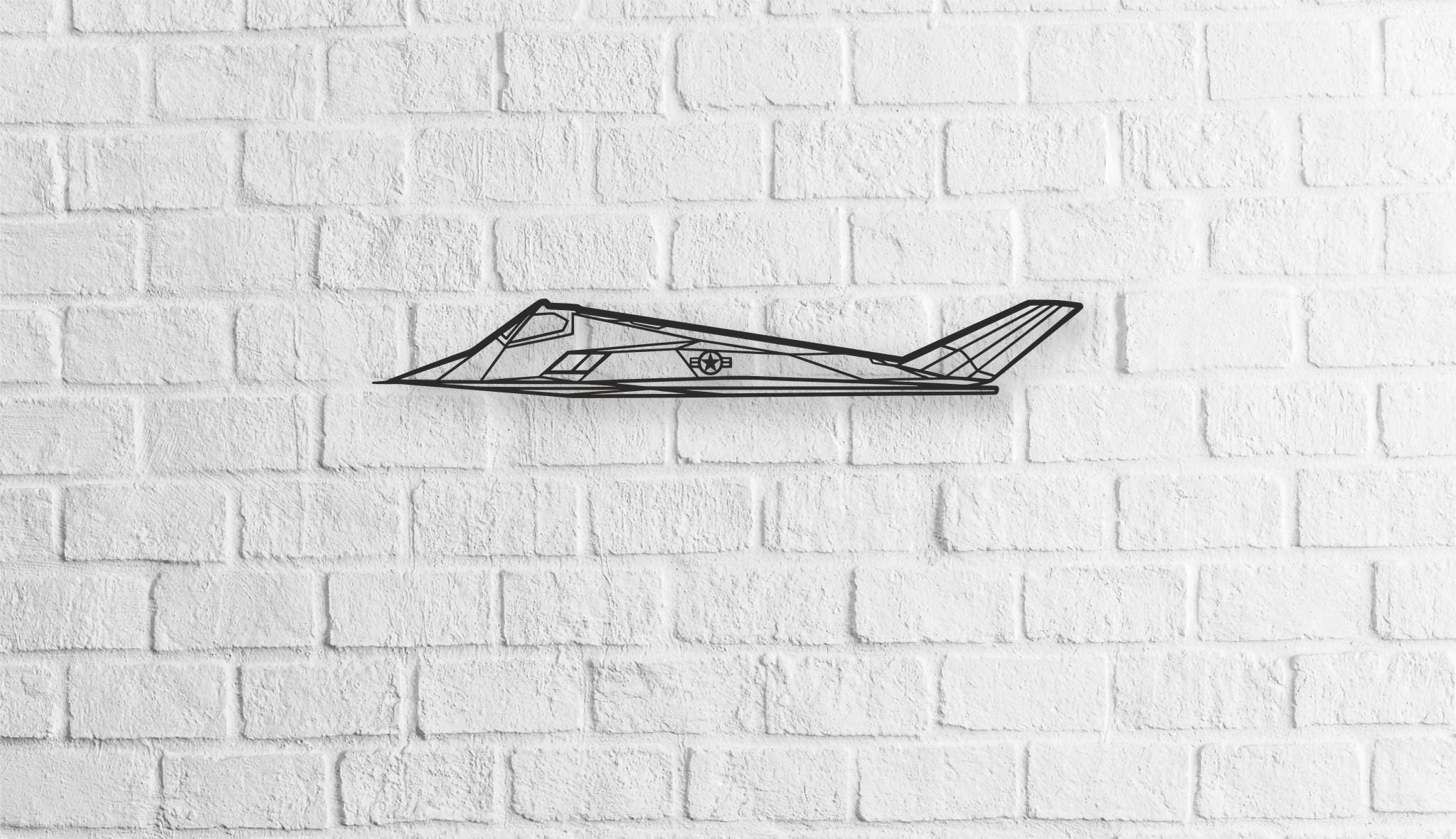 Lockheed F-117 Nighthawk SVG DXF Airplane Model | CNC Laser Cut File - Etsy
