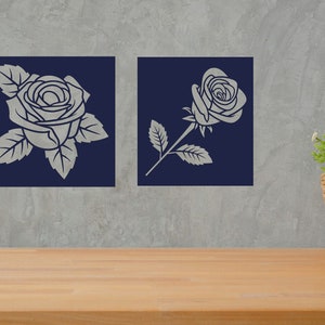 Flower SVG/DXF - Digital Download svg,dxf,pdf,ai,cdr - Laser cnc Plasma Waterjet, Flower Dxf - Flower Svg-Vector Files-Dxf Files - Svg Files