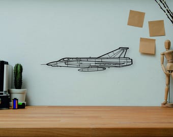 Rf-35 Draken SVG DXF Airplane Model | CNC Laser Cut File