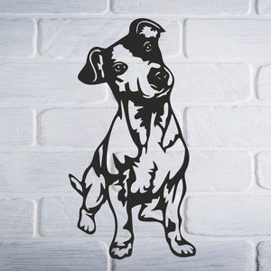 Dog SVG/DXF - Digital Download (Dxf, Svg, Pdf, Cdr, Ai) - Laser CNC Plasma Waterjet - Dog Dxf - Dog Svg metal cutting - Svg Files -Dxf Files