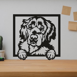 Dog SVG/DXF - Digital Download Pdf, Dxf, Cdr, Ai, Svg - Laser CNC Plasma Waterjet - Dog Dxf - Dog Svg - metal cutting - Dxf Files -Svg Files